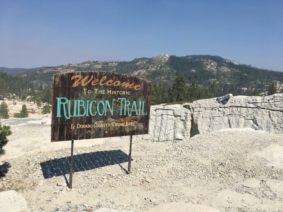 Historic Rubicon Trail Sign